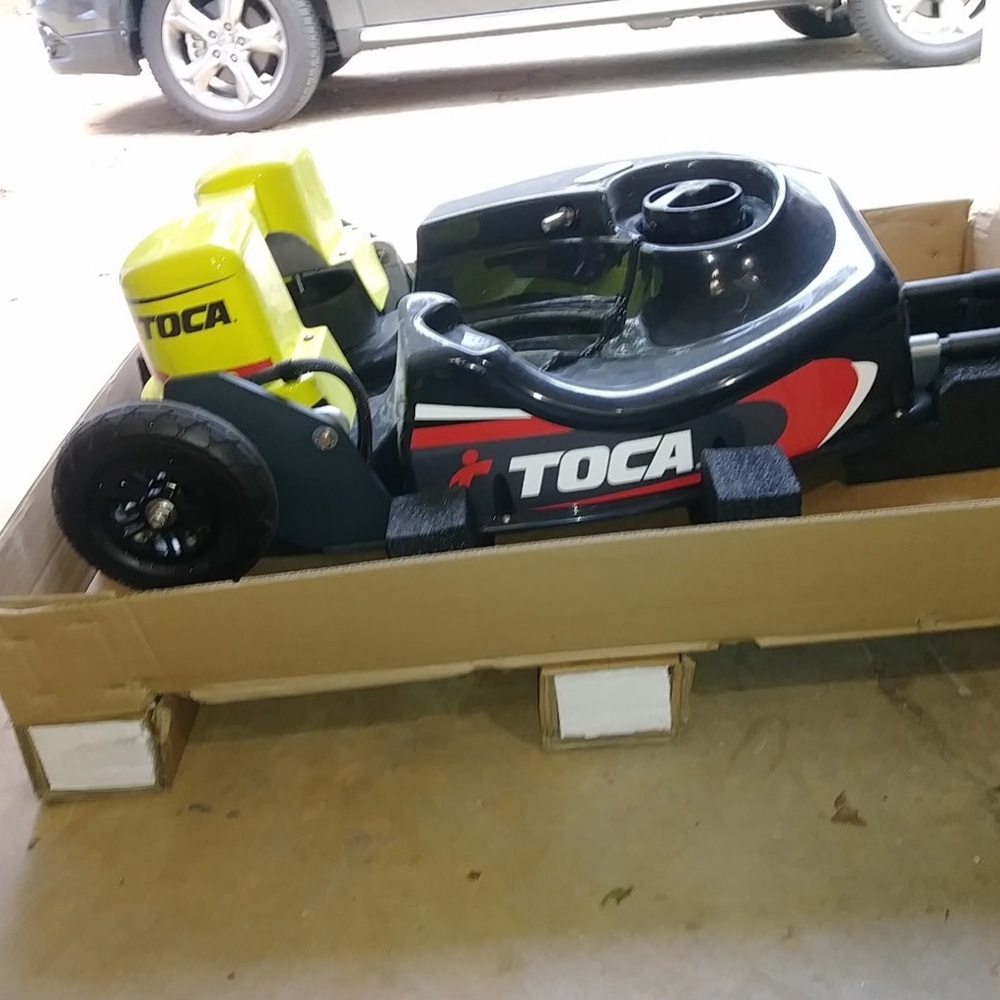 Black and Yellow Ride-On Vehicle
